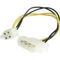 Produktbild: StarTech 6in LP4 to P4 Power Adapter (LP4P4ADAP)