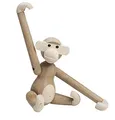 Produktbild: Kay Bojesen AFFE klein Figuren 18.5 cm Affen Weihnachtsdekoration, Holz hell