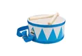 Produktbild: GICO Spielzeug-Musikinstrument Trommel für Kinder blau/weiss – Holz, 20 cm, mit Sticks & Gurt- 3845