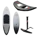 Produktbild: F2 Set Foilboard Lightning Weiss 115L + Alu Foil 1700 + Wing 4qm