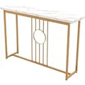 Produktbild: Costway Konsolentisch Beistelltisch mit Metallgestell 120 x 30 x 80.5 cm