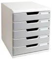 Produktbild: EXACOMPTA Schubladenbox MODULO A4, 5 Schübe, steingrau