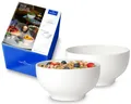 Produktbild: Villeroy & Boch - For Me Müslischale 2-teilig Weiß, Spülmaschinenfest, Mikrowellensicher, Kleine Schüsseln für 2 Personen, Schälchen, Bol für Müsli, Snacks oder Dips, Schale, Premium Porzellan