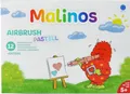 Produktbild: Amewi Malinos Airbrush Pastell, 12 Stifte und 8 Schablonen