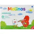 Produktbild: Amewi Malinos Airbrush Pastell, 12 Stifte und 8 Schablonen (39883080)
