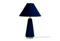 Produktbild: relaxdays Nachttischlampe Tischlampe mit Samtschirm, Ein-/Ausschalter, ohne Leuchtmittel, D