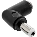 Produktbild: InLine® DC Adapter, 5,5x2,5mm DC Hohlstecker Stecker / Buchse gewinkelt