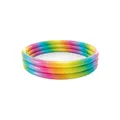 Produktbild: INTEX 58449NP Pool 3-Ring Rainbow Ombre 168x38cm Planschbecken Kinder Kids
