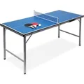 Produktbild: Relaxdays Tischtennisplatte MDF Metall Klappbar Tragbar 71 cm x 150 cm x 67 cm 17,2 kg
