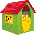 Produktbild: Dohany Spielhaus grün rot Kinderspielhaus Gartenhaus Indoor Outdoor +2J