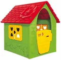 Produktbild: Spielhaus Kinder Kinderspielhaus grün rot  Gartenhaus Indoor Outdoor Dohany +2J