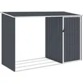 Produktbild: vidaXL Garten Brennholzlager Anthrazit 245x98x159 cm Verzinkter Stahl 661071