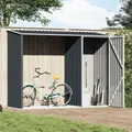 Produktbild: Garten Brennholzlager Kaminholz Holzlager Unterstand Verzinkter Stahl vidaXL