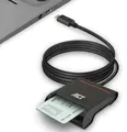Produktbild: ACT AC6015 Smart-Card-Lesegerät Indoor USB 2.0 Schwarz