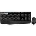 Produktbild: Logitech MK345, Volle Größe (100%), Kabellos, RF Wireless, QWERTY, Schwarz, Maus enthalten - Schwarz