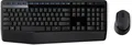 Produktbild: Logitech Wireless Combo MK345 Tastatur-und-Maus-Set kabellos 2,4 GHz US International Schwarz Blau (920-006489)
