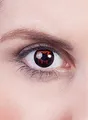 Produktbild: Maskworld Blutendes Auge schwarz Zombie Kontaktlinsen/Monatslinsen - Motivlinsen ohne Sehstärke - Unisex - Erwachsene - ideal für Halloween, Karneval, Motto- und Horror-Party