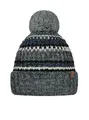 Produktbild: Barts Herren Strickmütze Goser gestreifte Männermütze mit Bommel 0355 Heather Grey 02