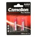 Produktbild: Camelion AAAA Alkaline Batterie LR61 BP2LR61 Abmessungen 8,3 x 42,5mm 1,5 Volt max. 580mAh 11000261
