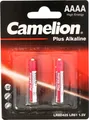 Produktbild: Camelion Plus Alkaline AAAA 1,5V (LR61), 2er-Pack (für Spielzeug, Fernbedienung und ähnliche Geräte) Camelion