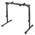 Produktbild: K&M 18820 Keyboardtisch Omega Pro - Schwarz aus Stahl mit 4 Kabelklemmen - flaches Packmaß - erweiterbar - inkl. Tragegurt