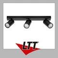 Produktbild: LEDVANCE LED-Spot Octagon GU10 Schwarz 3x3,4W 927 DIM