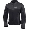 Produktbild: Damen Motorrad Jacke D5XL - GMS Tara Mesh mit Protektoren schwarz