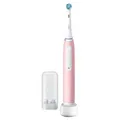 Produktbild: Oral-B iO 3N Elektrische Zahnbürste, Rosa, runde Bürste, weiche Mikrovibrationen, 3 Putzmodi, 1 Ladegerät, 1 Bürstenhalter, wiederaufladbar