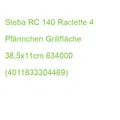 Produktbild: Steba RC 140 Raclette 4 Pfännchen Grillfläche 38,5x11cm 634000 (4011833304469)