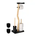 Produktbild: WC Garnitur WC Rollenhalter Klobürstenständer Toilettenbürste Toiletten Set