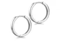Produktbild: Materia Paar Creolen Damen Herren Silber Ø15mm SO-425, 925 Sterling Silber