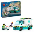 Produktbild: LEGO City 60451 Rettungswagen - Baue einen detailreichen Krankenwagen mit Minifiguren für actionreiche Rettungseinsätze.