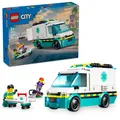 Produktbild: LEGO City Emergency Ambulance Toy with 2 Minifigures - Educational L (US IMPORT)