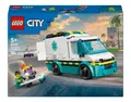 Produktbild: LEGO City Rettungswagen 60451 Einsatzfahrzeug Notarzt Krankenwagen Spielset 5+