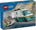 Produktbild: LEGO Bauset Rettungswagen für Notfälle CITY 60451
