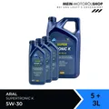 Produktbild: Aral SuperTronic K 5W-30 VW Renault Mercedes BMW Motorenöl 5+3 Liter = 8 Liter