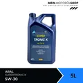 Produktbild: Aral SuperTronic K 5W-30 VW Renault Mercedes BMW Motorenöl 5 Liter