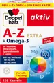 Produktbild: Doppelherz A-Z + Omega-3 Extra - 20 Vitamine, Mineralstoffe & Spurenelemente + Omega-3 + Lutein - Nur 1 Kapsel täglich - 120 Kapseln