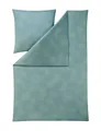 Produktbild: Estella Bettwäsche Jersey Pippa 155x200 + Kissen 80x80 Grafisch mint, Baumwolle, 2 teilig, Jersey bettwäsche 155x200 baumwolle sale warm baumwolle bettwäsche