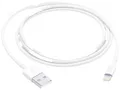 Produktbild: Apple USB-Kabel USB 2.0 USB-A Stecker, Apple Lightning Stecker 1.00 m Weiß MUQW3ZM/A