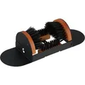 Produktbild: Relaxdays Schuhabstreifer Holz Schwarz Rutschfest 12 x 23 x 15,5 cm 1,7 kg