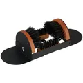 Produktbild: Relaxdays Schuhabstreifer, Schwarz, Metall, Holz, Kunststoff, 47x15.5 cm, Teppiche & Böden, Fuß & Stufenmatten
