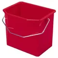 Produktbild: VERMOP Eimer mit Metallbügel, 8 Liter 1872802 , Farbe: rot