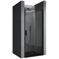 Produktbild: doporro Dusch-Drehtür Duschtür Nischentür dusche Duschabtrennung Duschkabine Teramo36, 80x195 cm, Einscheibensicherheitsglas 80 cm x 195 cm