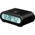 Produktbild: LogiLink SC0121 Radiowecker FM USB Fühlbare Tasten, Weckfunktion Schwarz