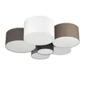 Produktbild: Eglo 97838 PASTORE E27 6-fach Deckenleuchte Ø990mm Braun Grau Weiss