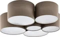 Produktbild: Eglo 97838 PASTORE E27 6-fach Deckenleuchte Ø990mm Braun Weiss
