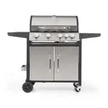 Produktbild: Tomahawk Gasgrill 4x3,6 kW + 2,7 kW Brenner 66x43,5 cm Grill Edelstahl