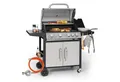 Produktbild: Klarstein Gasgrill Tomahawk, Grill Camping Outdoor Thermometer 4+1-Brenner Wok-Seitenbrenner