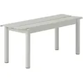 Produktbild: Muuto - Linear Steel Bank Outdoor, 110 cm, grau